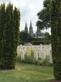 Bateaux Cathedral from WW2 Cemetery 